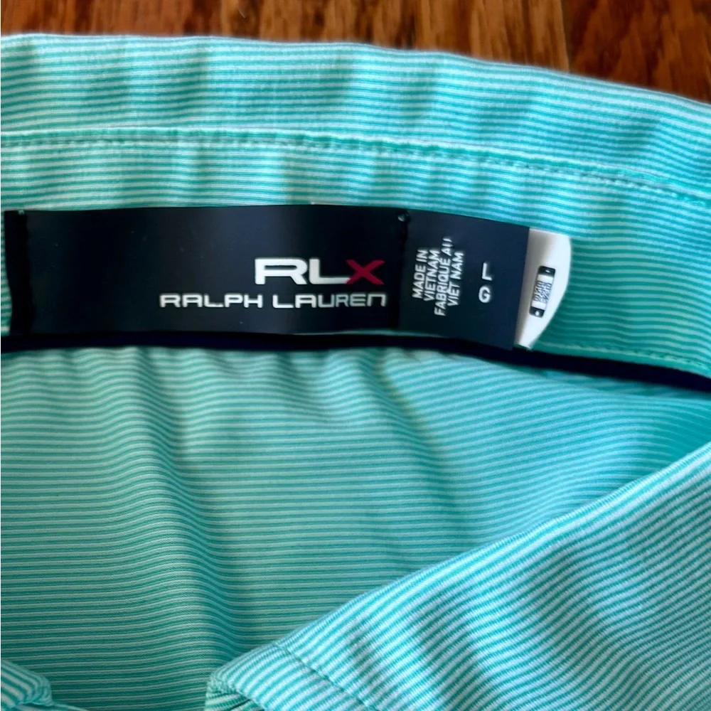 Ralph Lauren RLX Men’s Bright Blue Polo Shirt - Large